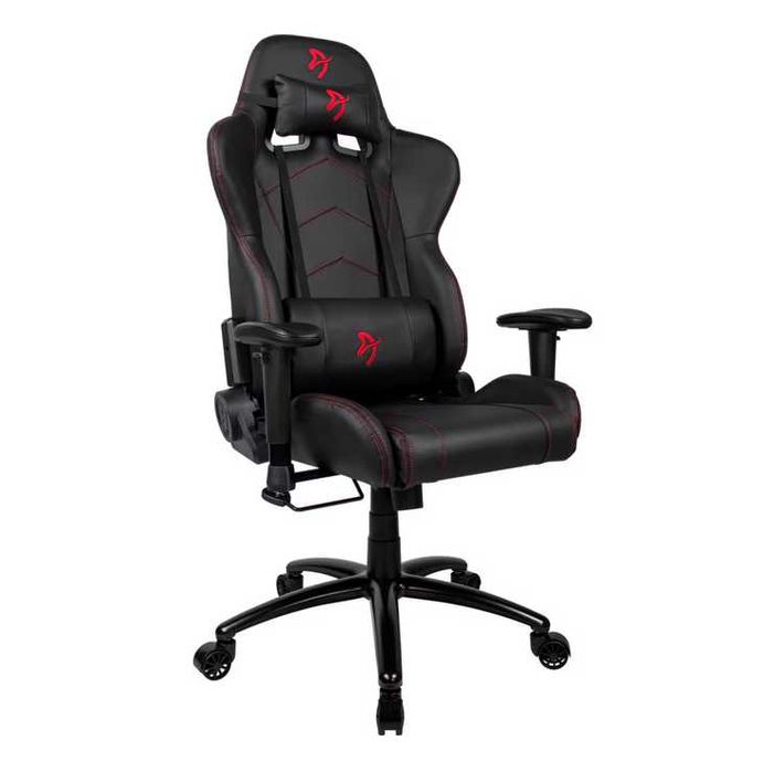 Scaun gaming Arozzi INIZIO, Piele sintetica, Rosu/Negru