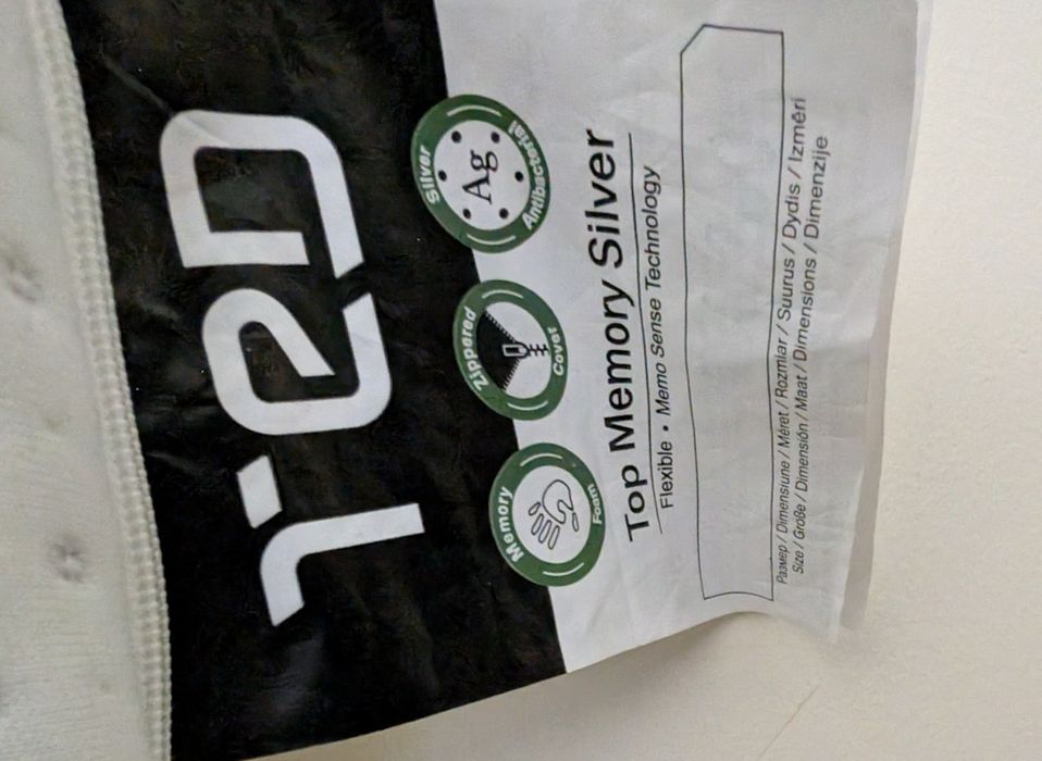 Топ матрак Тед Memory Silver 160x200+