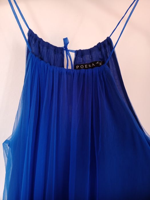 Rochie tulle albastră