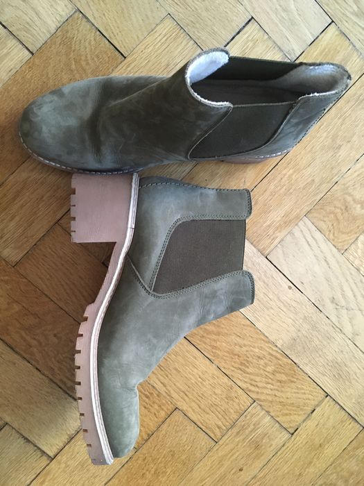 Botine piele intoarsa Tamaris