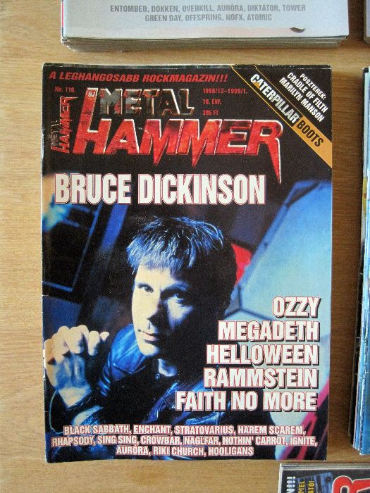Colecție reviste Metal Hammer H. (Ungaria, limba maghiară)