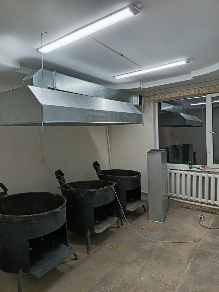 Установка профессиональной вытяжки в Астане