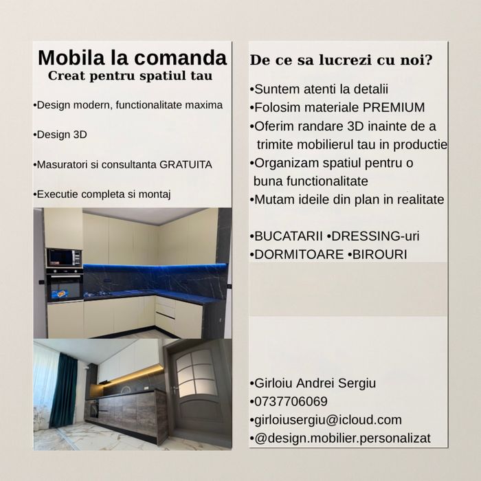 Mobilier la comandă – Calitate și design personalizat!
