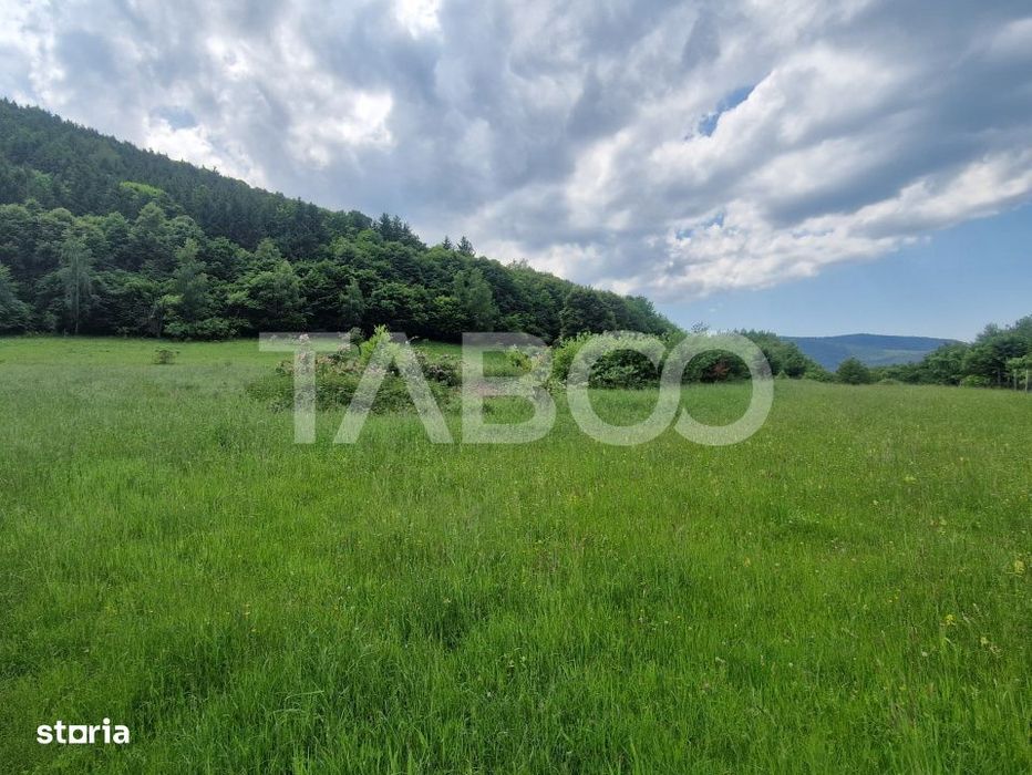 Priveliste deosebita de vanzare de pe teren de 1645mp extravilan Orlat