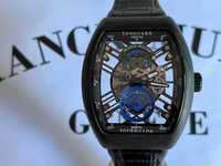 ПРОМО Уникален часовник Franck Muller серия Vanguard CARBON механичен