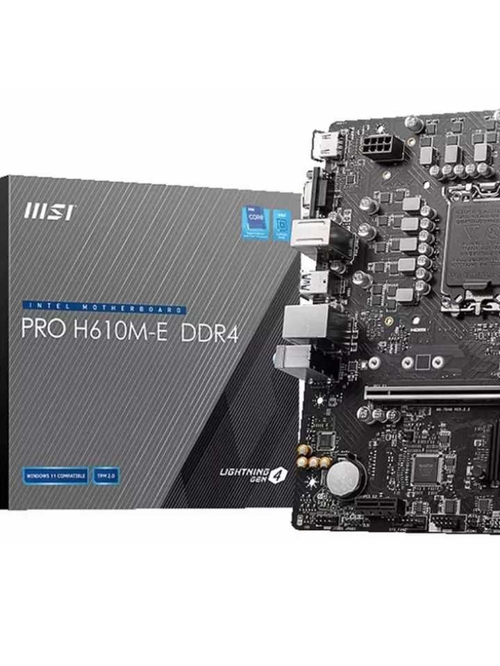 Материнская плата - MSI PRO H610M-E DDR4