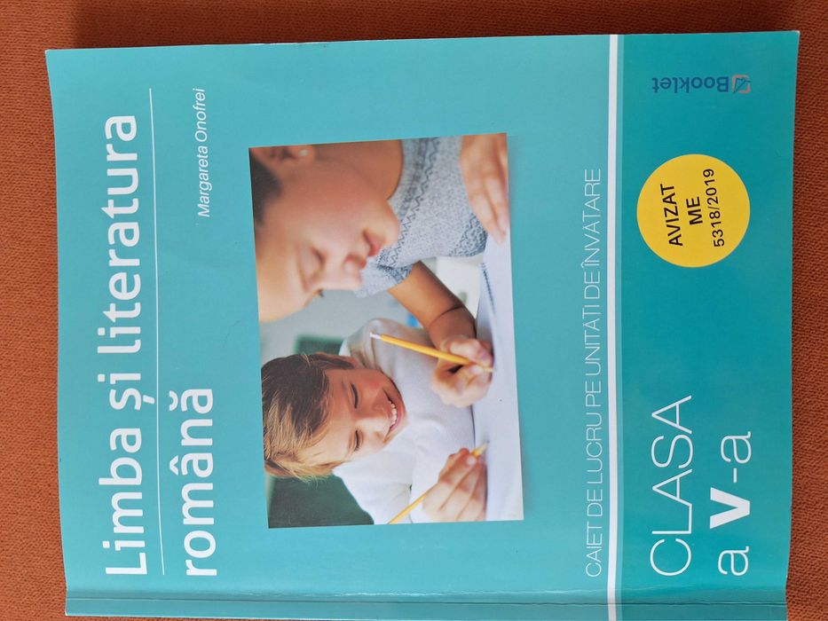 Limba romana - Clasa 5 – Caiet de lucrari pe unitati de invatare