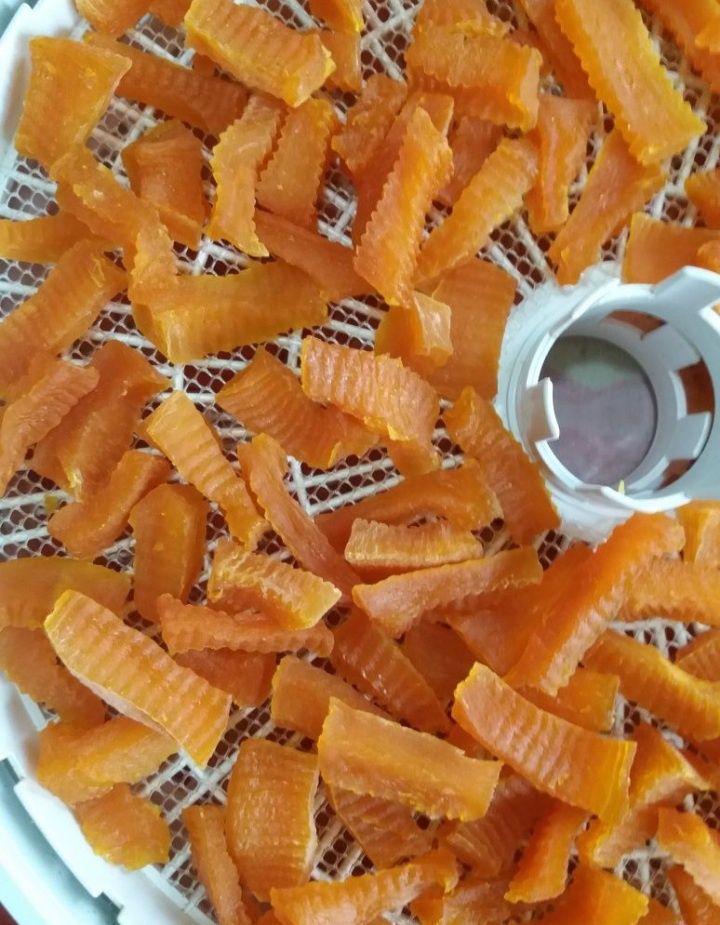 Цукаты из моркови собственного приготовления