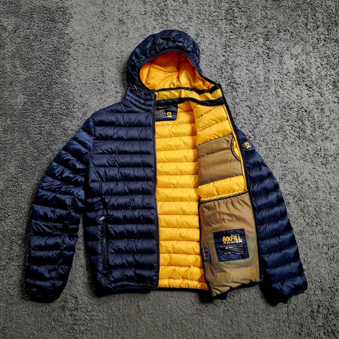 Geacă de puf PREMIUM italian CIESSE PIUMINI bluemarin (mărimea M)