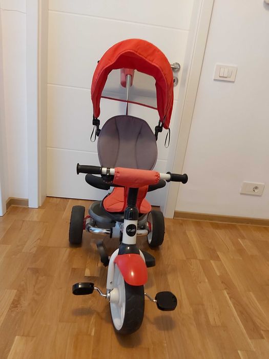 Tricicleta pliabila multifuctionala pentru copii Urbio, Rosu, Coccolle