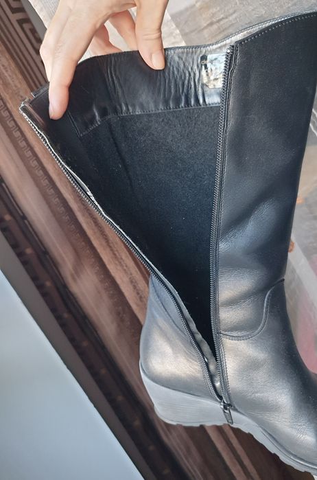 Cizme 37 piele naturala, stare f buna