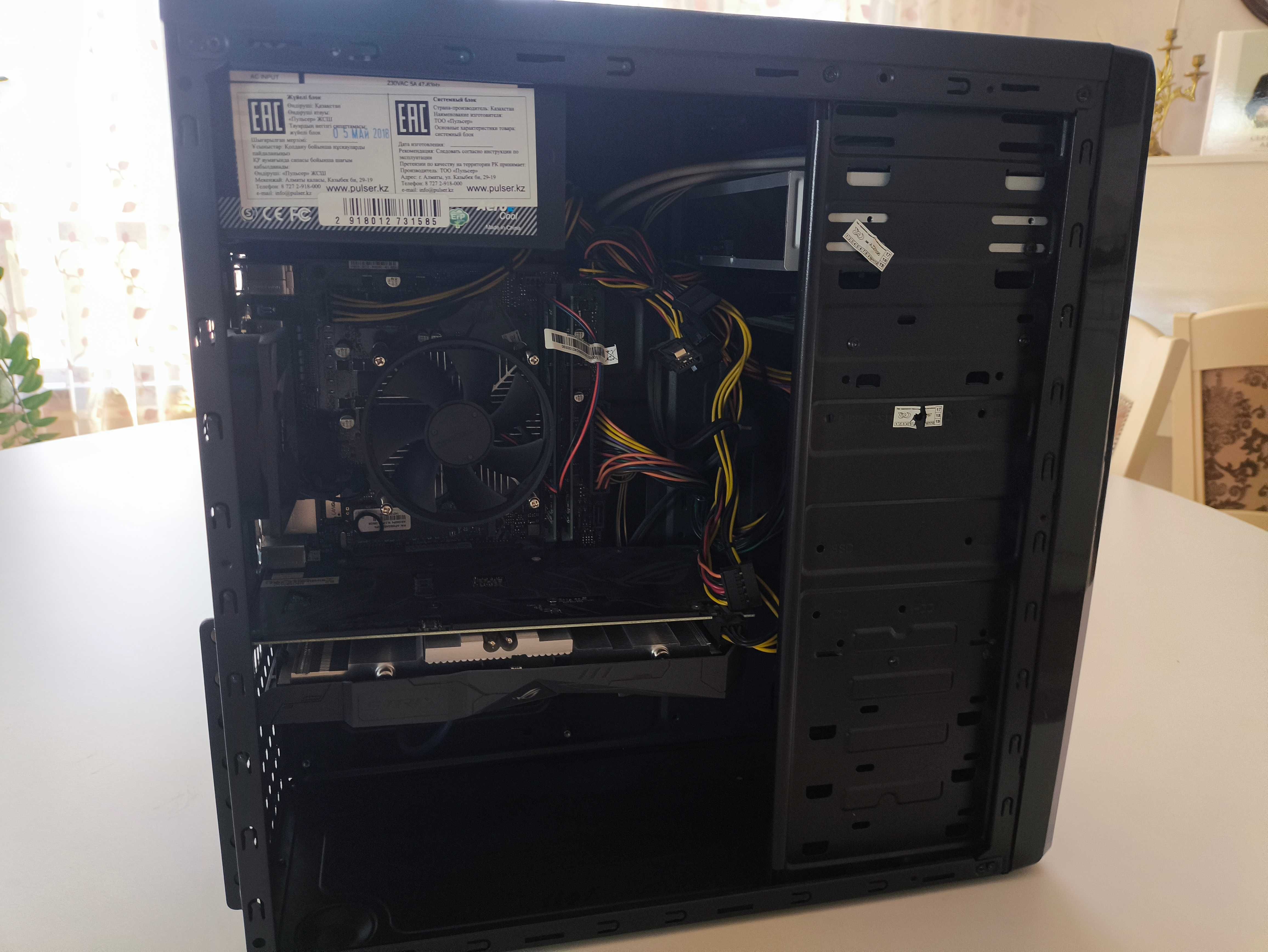 Продаю компьютер I38100 GTX 1050 TI