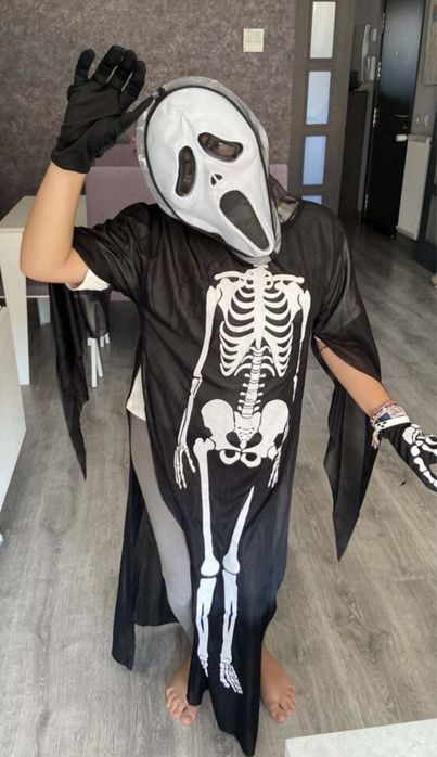 Vand costum schelet ( scheleton) din 3 piese one size