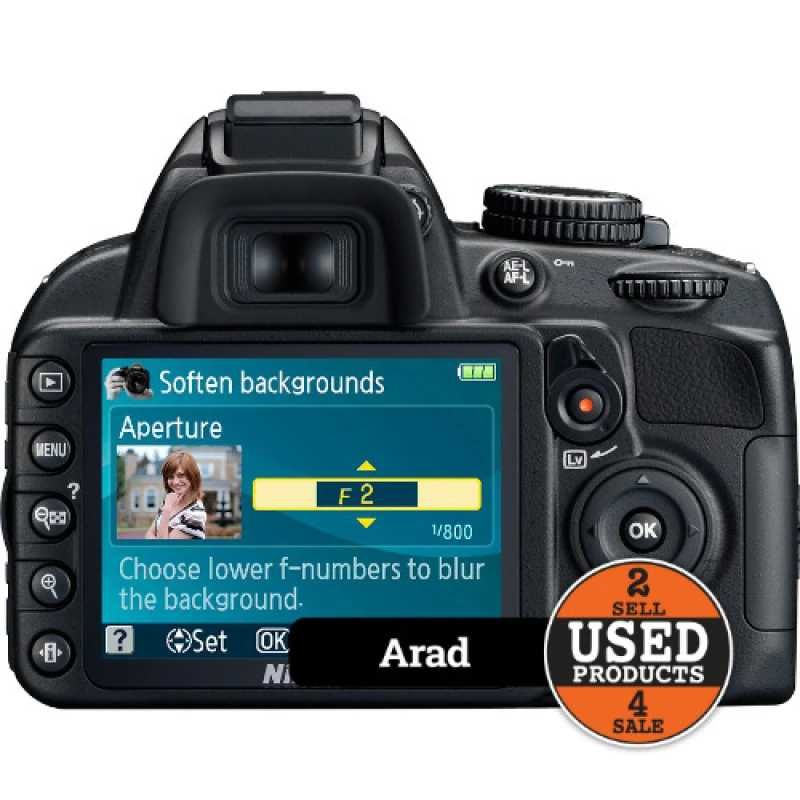 Aparat Foto Nikon D3100 | UsedProducts.ro