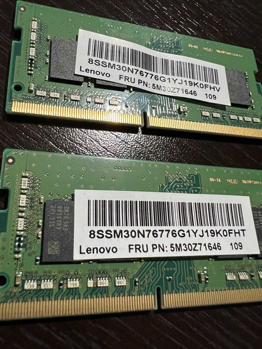 Memorii RAM Laptop Samsung 16GB (2x8GB) DDR4 3200 MHz, CL 22, 1.2V