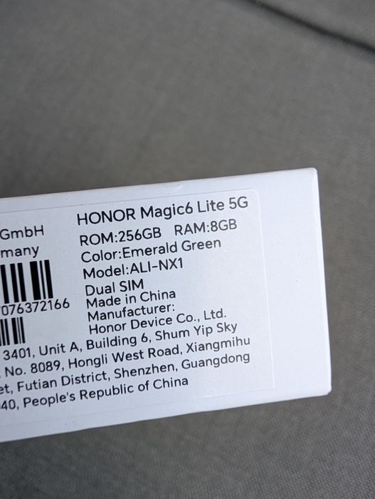 SIGILAT - Huawei Honor Magic 6 Lite 5G - 256GB+8GB - Emerald Green