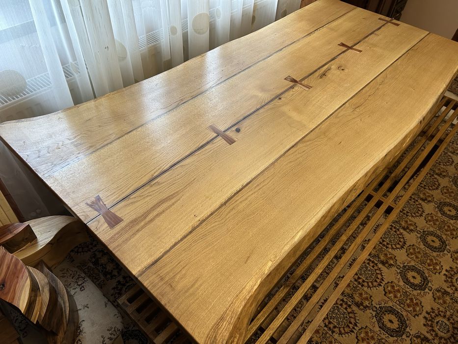 Blat din lemn masiv de stejar