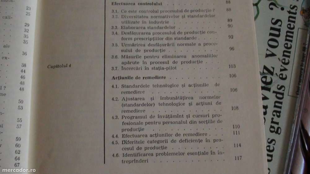 Controlul de calitate. Curs pentru maistri si sefi de echipa .