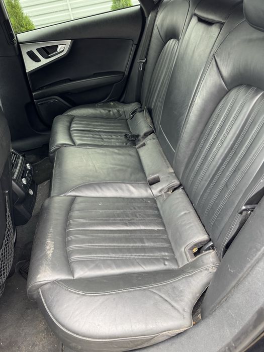 Interior s line audi a7 a6 c7 negru plafon scaune bancheta