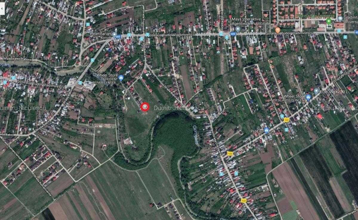 Vand teren intravilan Domnesti 841mp, acces usor, asfaltat