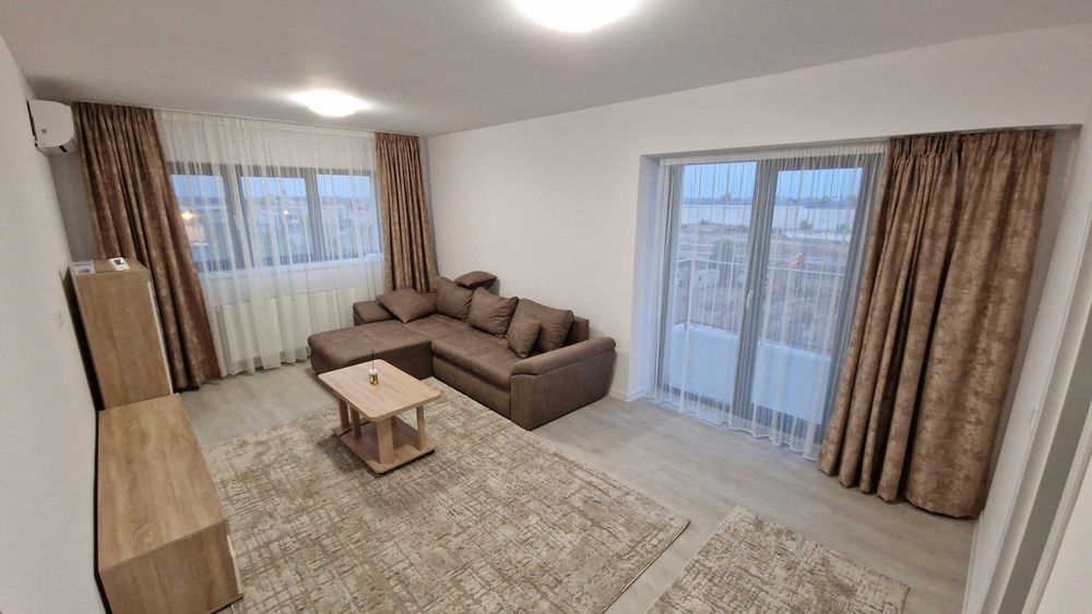 Inchiriez apartament 3 camere+loc parcare, nou, Hils Republica