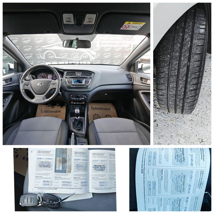 Hyundai i20*Garanție 12 luni* 1.2 benzina 84CP/Euro 6/Volan încălzit