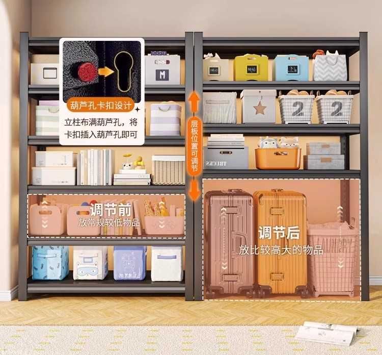 Полки для хранения/ из нержавеющего металла/ 50 кг на полку