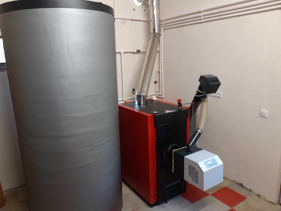 Centrala  lemne si peleti 45kW