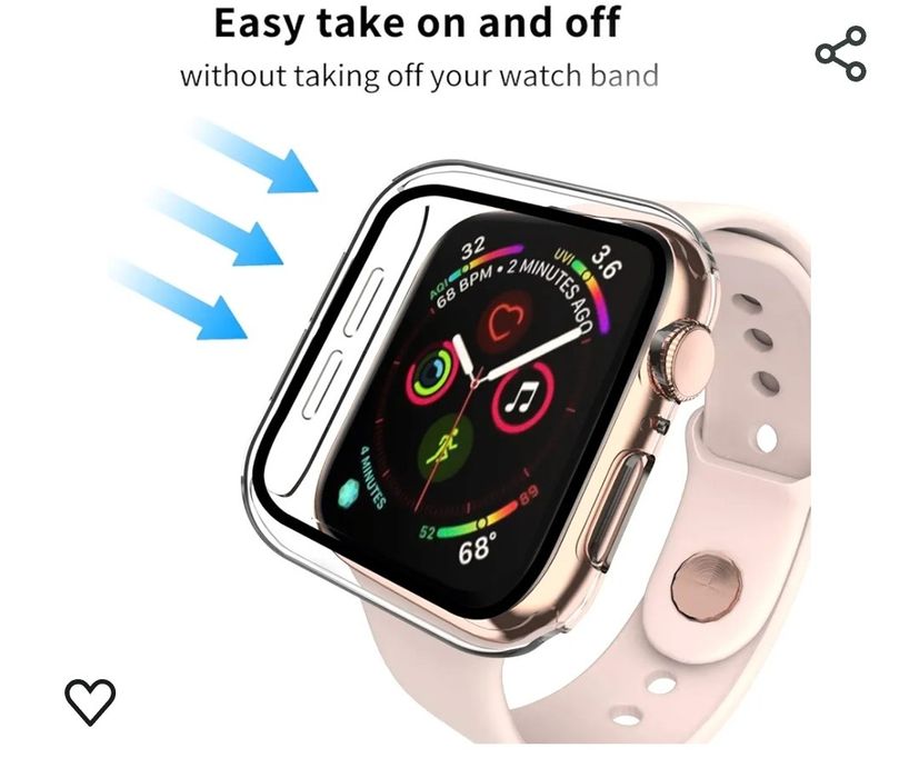 Carcasă protecție Apple Watch 40mm (set 2buc)