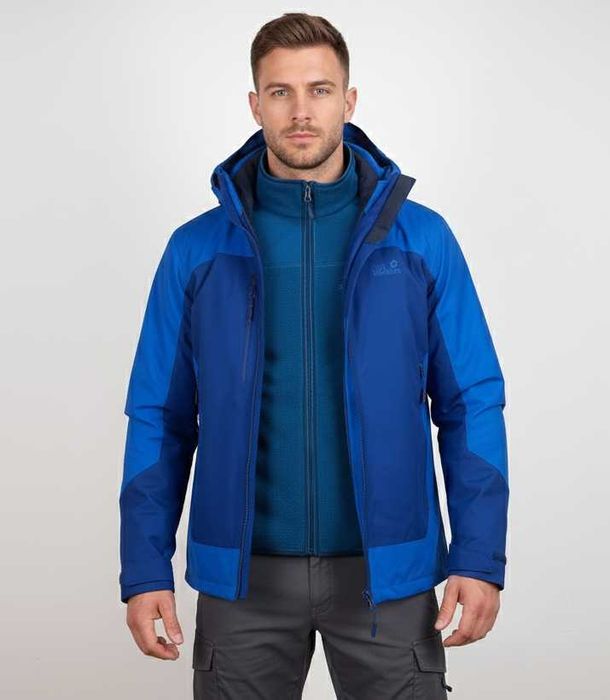 Jack Wolfskin North Slope 3in1 - Оригинално мъжко яке размер M
