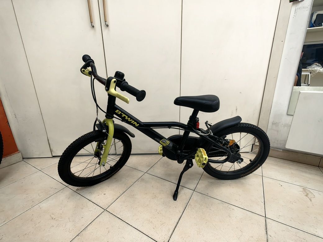Хб! Детски велосипед  Btwin Dark Hero 500 16' Прекрасно