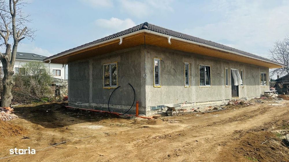 Vila pe un singur nivel 650 mp teren Corbeanca central