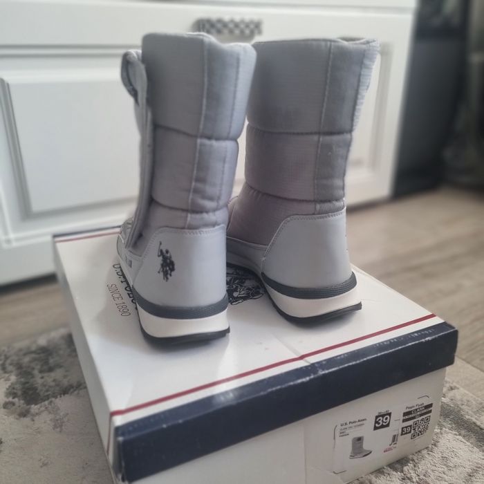 U.S. Polo Assn.Cizme matlasate cu velcro, Clark