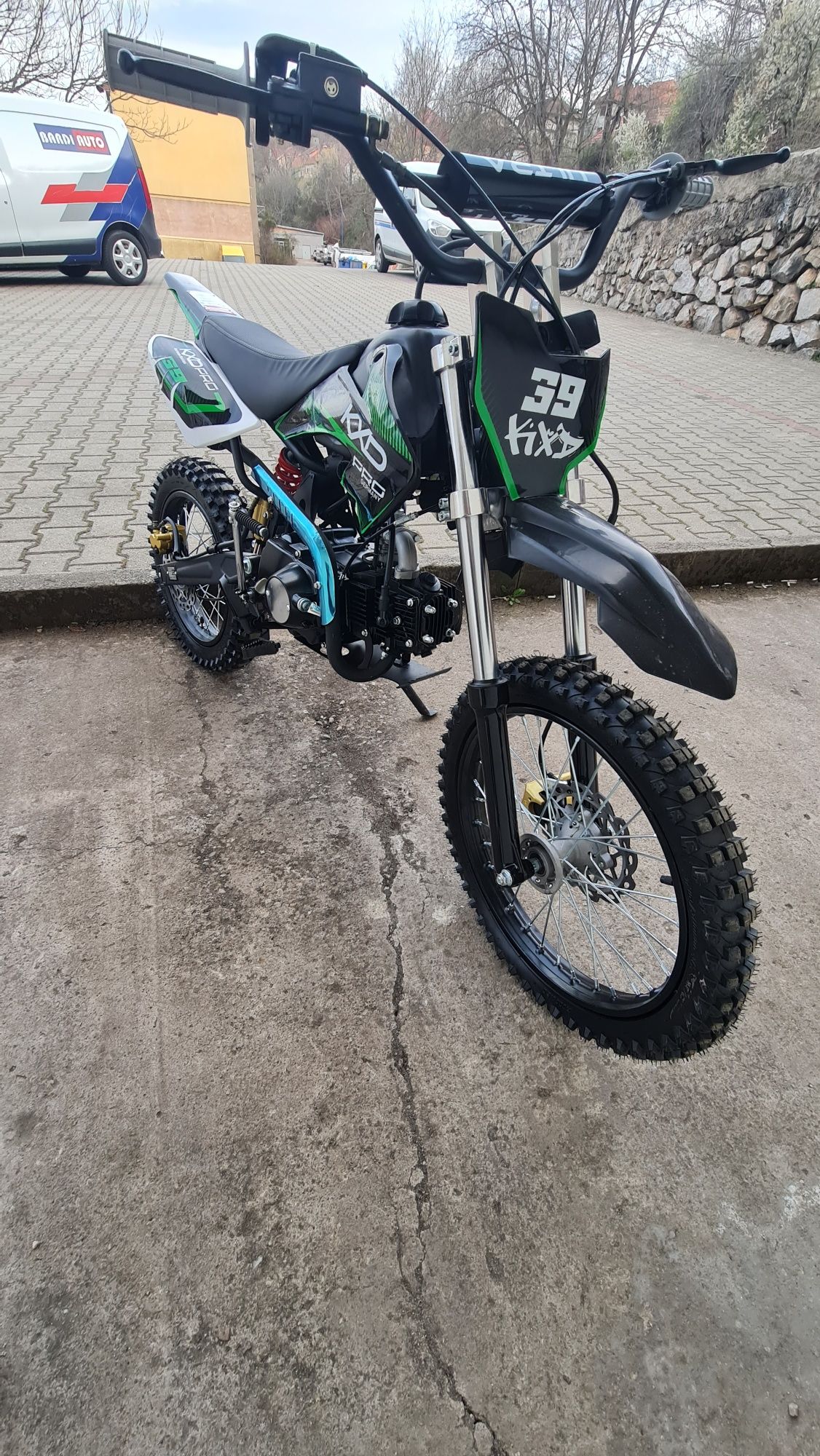 Cross Motocross Motor Enduro KXD ProGermany 125cc Kickstart