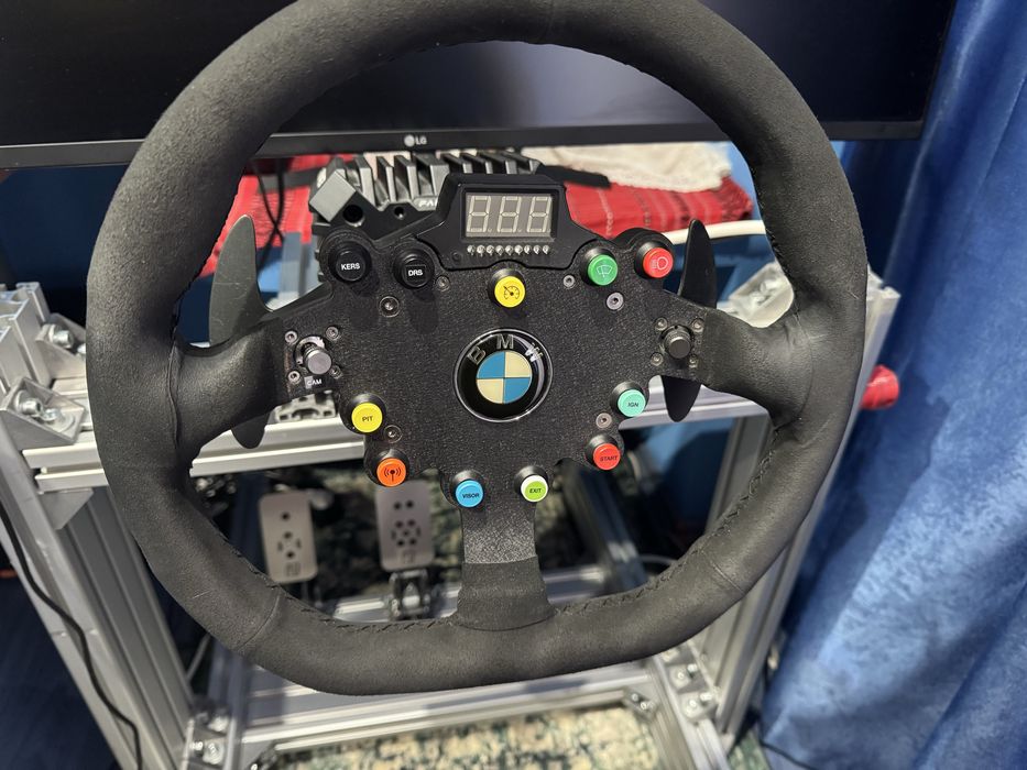 Volan Fanatec BMW GT2 v1 - vibratii, QR metalic