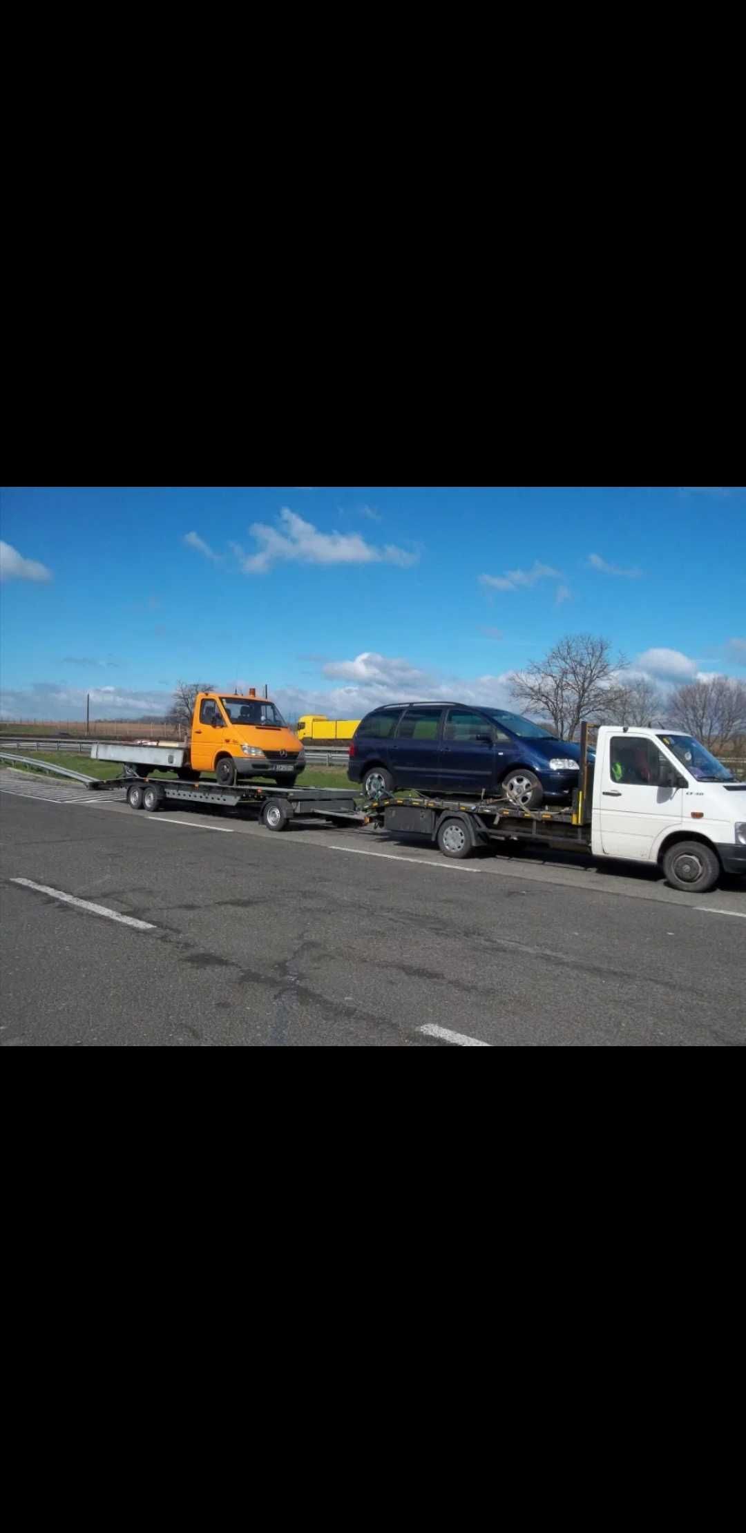 Tractari auto . Transport autoutilitare, utilaje agricole Satu Mare