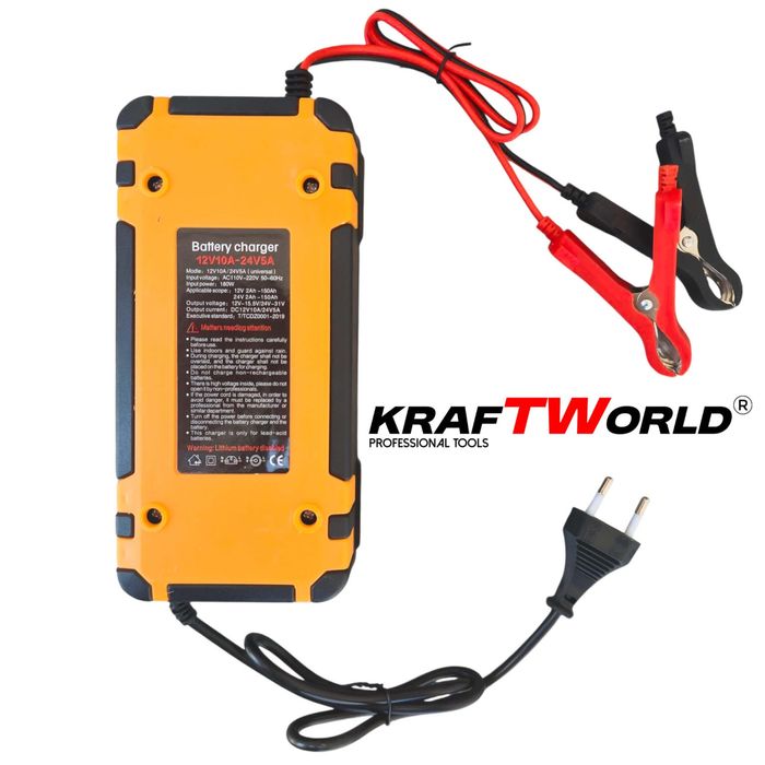Автоматично Зарядно Устройство за акумулатори 12V – за кола