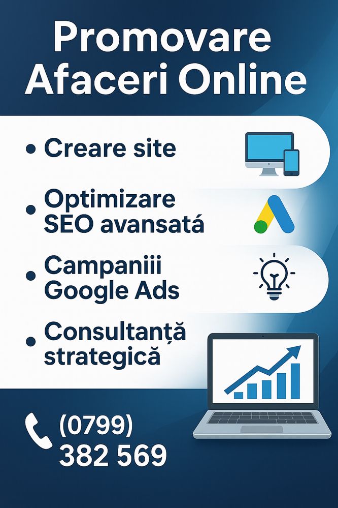 Dezvoltă-ți afacerea cu soluții profesionale de marketing online