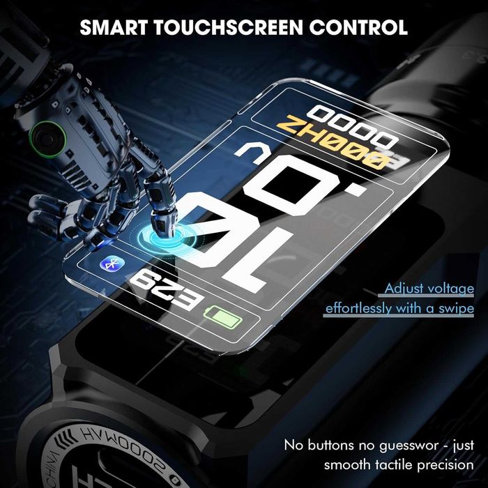 EZ P3 Pro Touch безжична машина за татуировки с голям сензорен екран