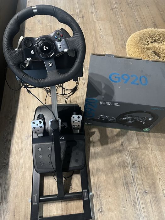Logitech g920 + suport + mod pedala frana