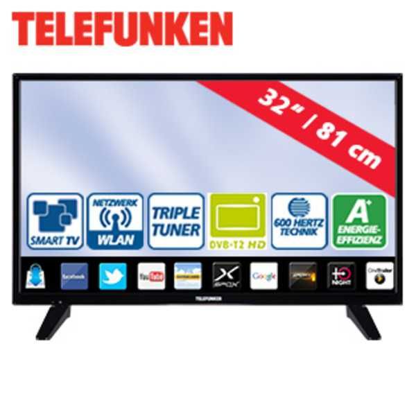 Smart led Telefunken Full Hd 81 cm satelite, wireles lan usb hdmi