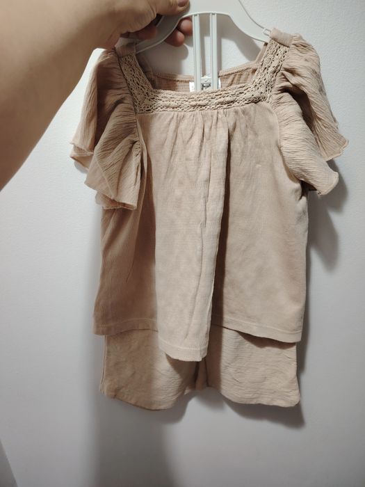 Set cu pantaloni lungi și bluzita fetițe, mărimea 92