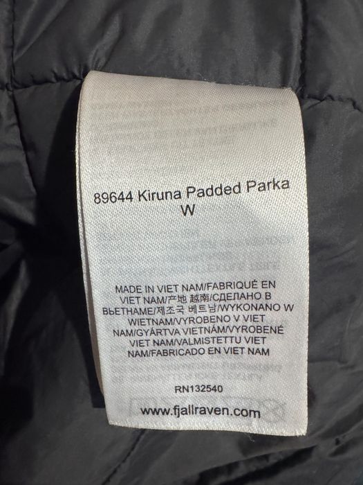 Fjällräven Women's Kiruna Padded Parka.