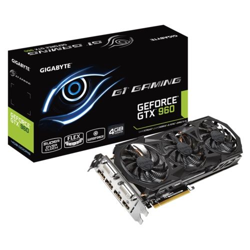 Видеокарта  GigaByte Geforce GTX 960  [GV-N960G1 GAMMING-4GD]