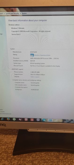 Calculator PC cu monitor