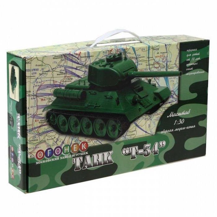 Сборная модель-Танк Т-34 масштаб 1:30