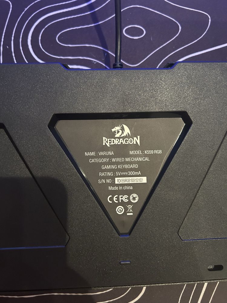 Механична клавиятура red dragon varuna K559 RGB 100%