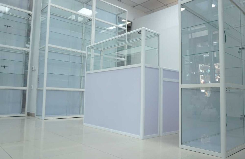 Oynaly vitrina, Акция, прилавки, savdo vitrinalar stellajlar