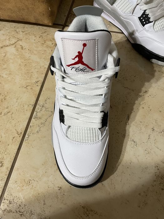 Jordan 4 white cement