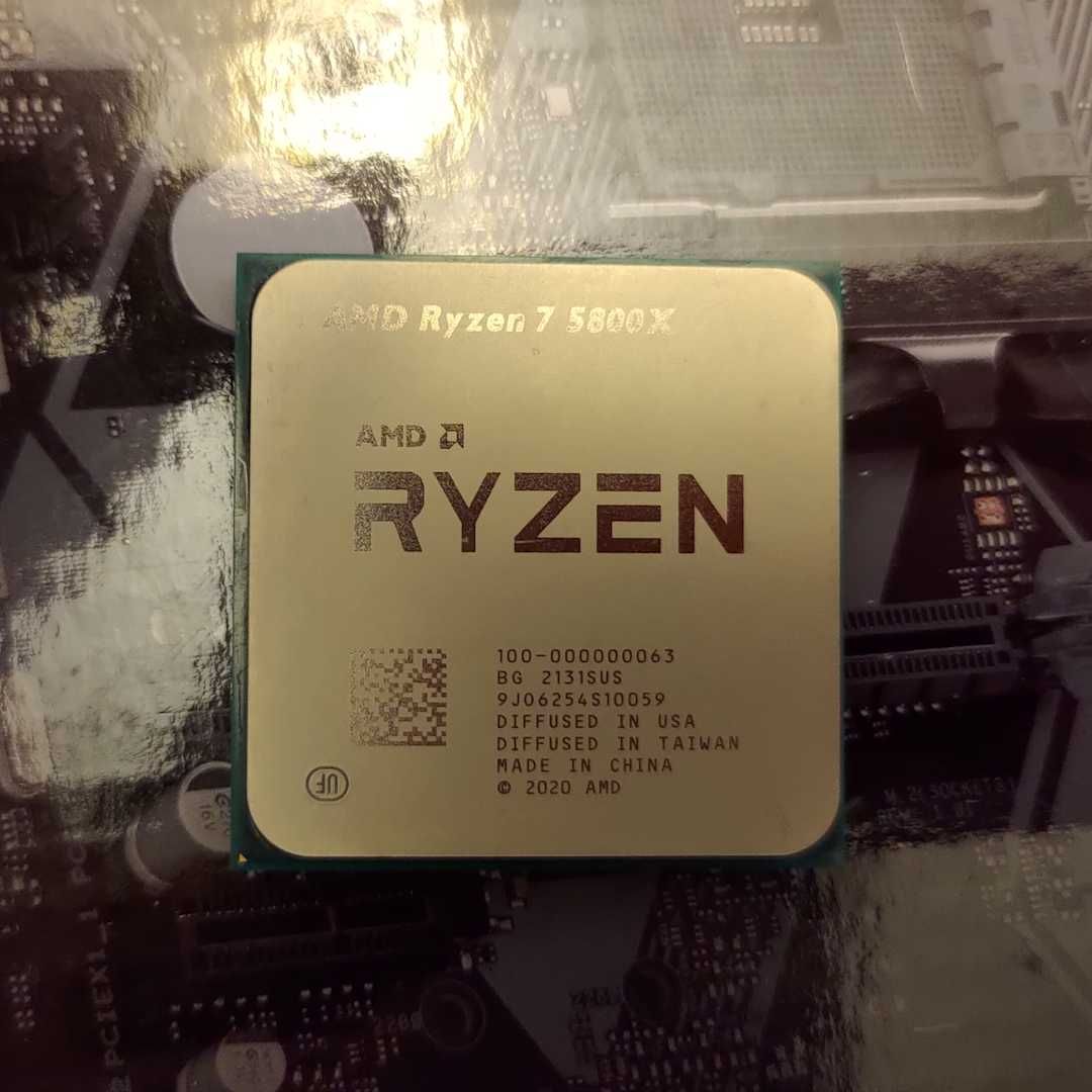 Процесор Ryzen 7 5800X с дъно MSI B450-А PRO / опции 5800X3D RAM NVMe
